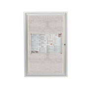 Aarco LODCC3624R Bulletin Board 24"W X 36"H Enclosed