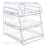 Hubert 21873 - Bakery Case, 3-tier, 17-3/4"L X 15-3/5"W X 17"H