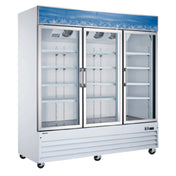 Omcan 50052 (RE-CN-0052-HC) Refrigerator Reach-in Display Three-section