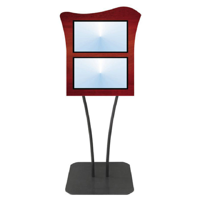 Hubert 62943 - Menu Board, 2-pocket, Floor Stand