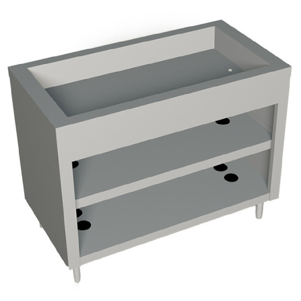 Duke 313-25PG_217154 AeroServ™ Ice Pan Unit 46"W X 24-1/2"D X 36"H 20ga Stainless Steel Top
