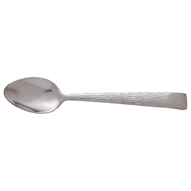 International Tableware SP-111 Teaspoon 7"L Stainless Steel 18/0 Hammered Finish