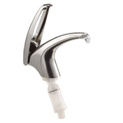 San Jamar P4000 Frontline™ Soft-Touch Pump ONLY 13" X 9" X 2-3/4" Metal Finish