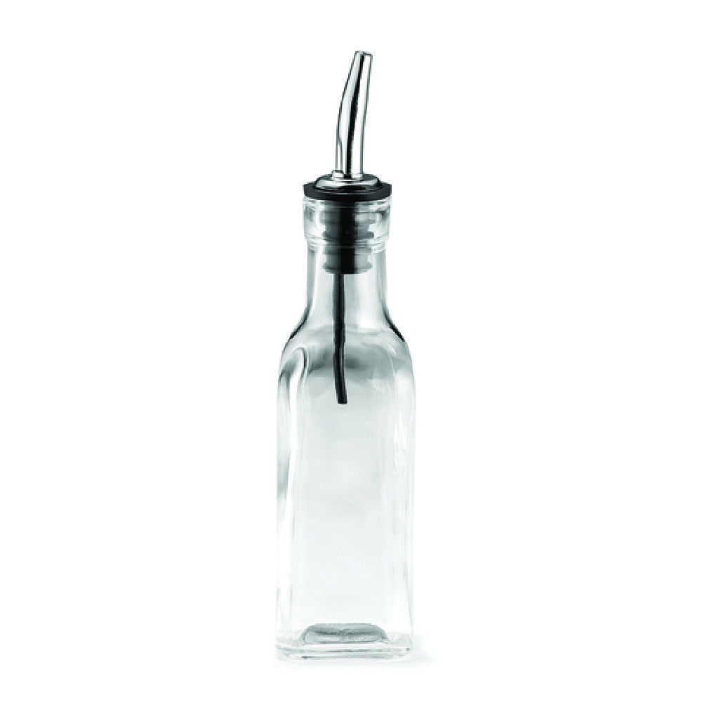 TableCraft Products 60125 - Oil & Vinegar Bottles, 6 Oz., Stainless Steel Pourers (fits Racks 9085R & 9085RBK)