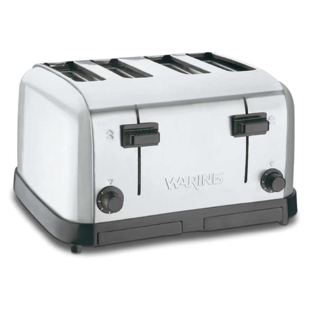 Waring WCT708K - (International) Commercial Toaster, Medium-duty, (4) Extra Wide 1-3/8" Slots
