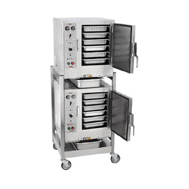 AccuTemp S64803D140 DBL Two Steam'N'Hold™ Boilerless Convection Steamer Includes Stand With Casters
