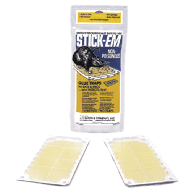 Royal JT 111-24 - JT Eaton Stick-Em Glue Trap®, 10" X 5", Wide Temperature Extremes