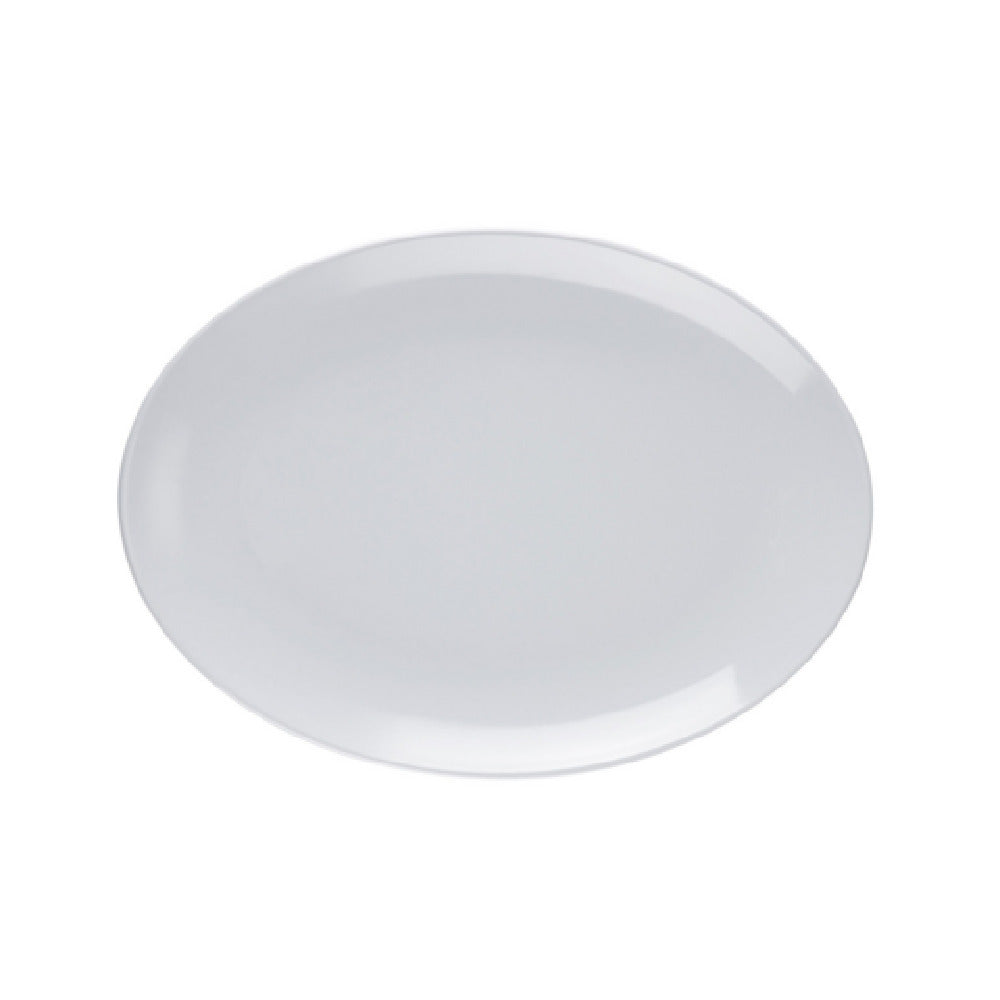 CAC China XBRC-14 Brighton Platter 10"L X 13.50"W X 1"H Oval