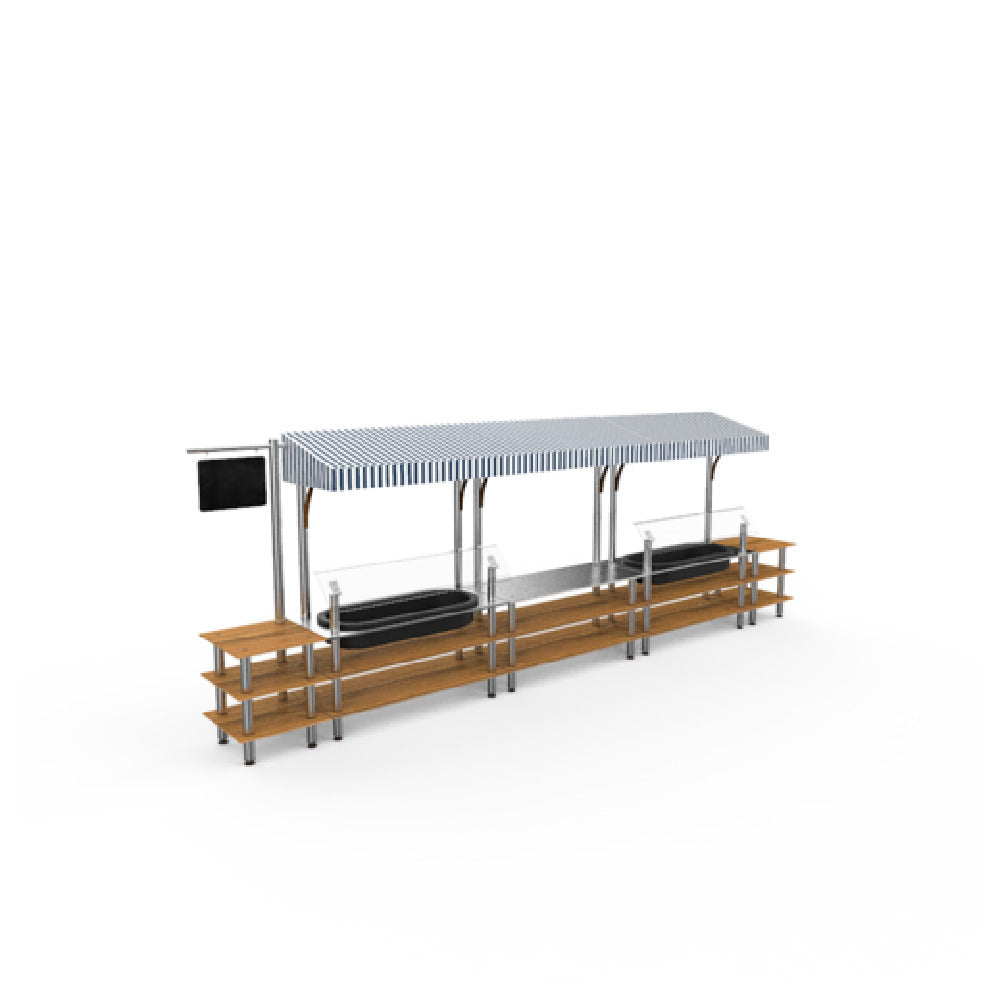Steelite MGCMLA08BSWF - Pro Fish Market Station, Modular, Mogogo