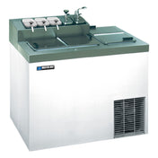 Master-Bilt FLR-60 Ice Cream Dipping Cabinet With Flavorail Display Capacity Of (5) 3 Gallon Cans