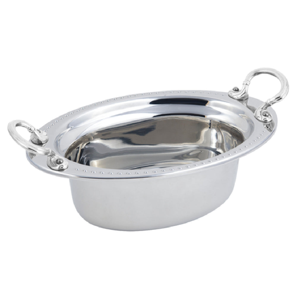 Bon Chef 5303HRSS Food Pan Full Oval 3-3/4 Qt. (120 Oz.) Capacity