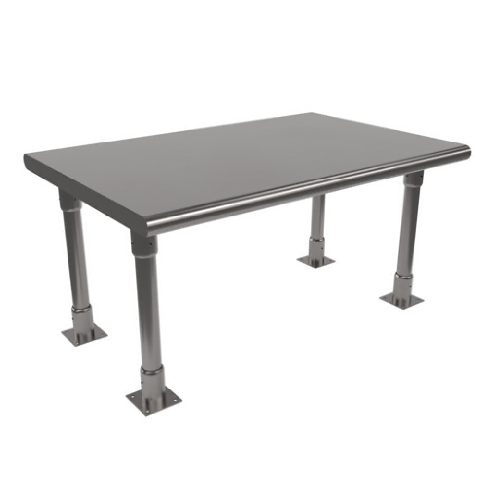 BK Resources BK-OSS-2436BN Single Overshelf Table Mount 36"W X 24"D