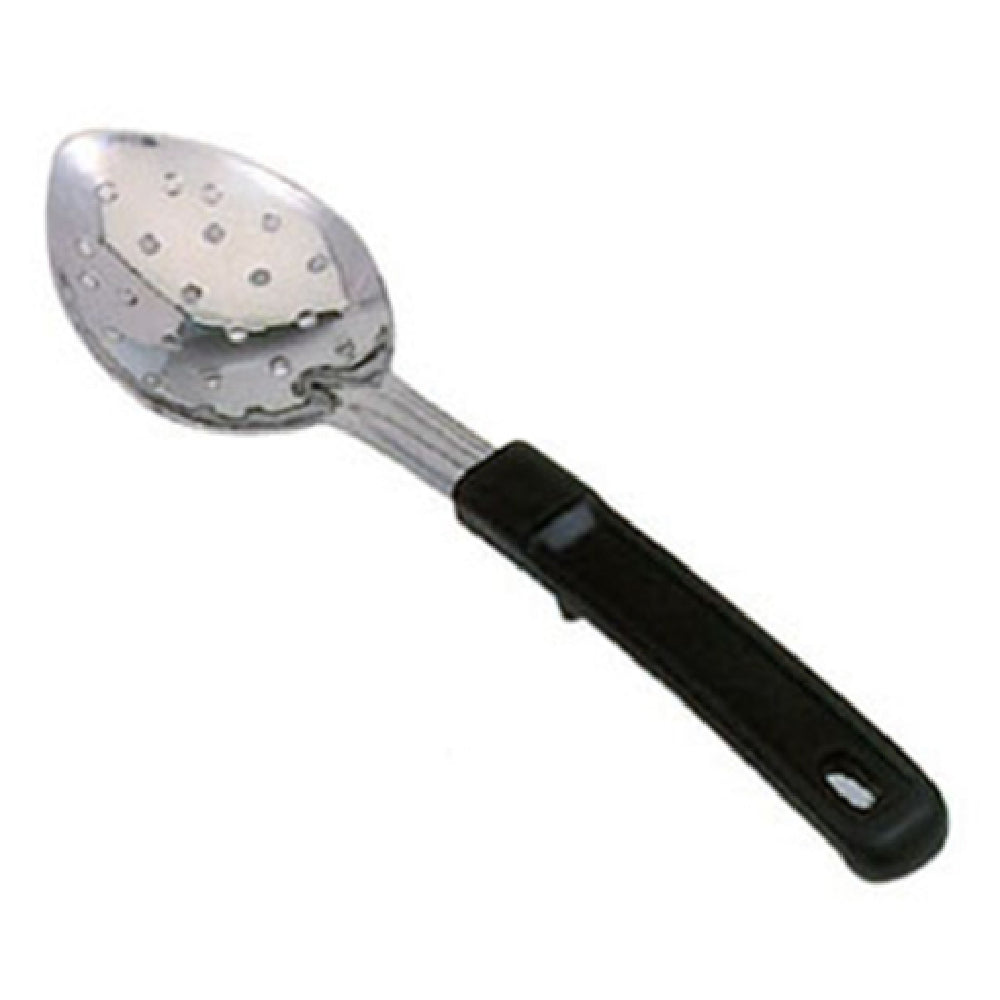 Omcan 80731 13-inch Stainless Steel Perforated Basting Spoon With Stop-Hook Handle