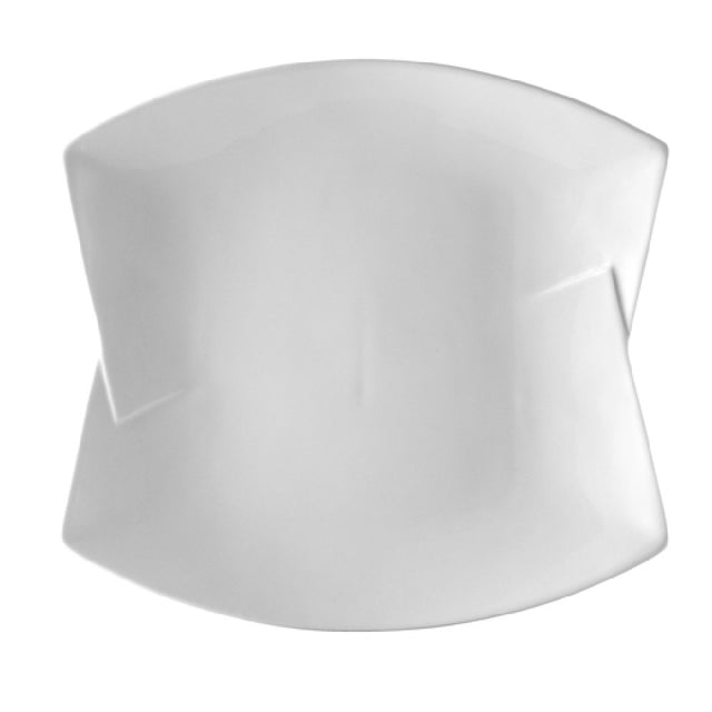 CAC China BTF-8 Butterfly Plate 9-1/8" X 8-1/2" X 1-1/4" Rectangular