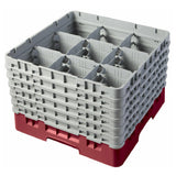 Cambro 9S1114416 Camrack® Glass Rack With (6) Soft Gray Extenders Full Size