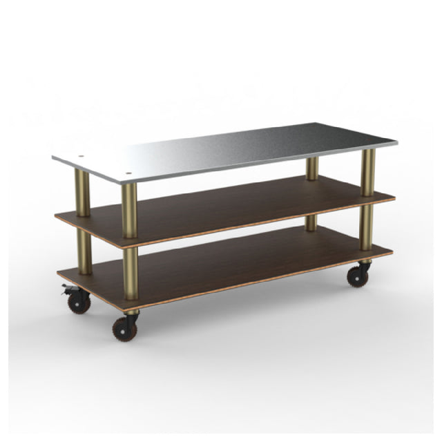 Steelite MGCMLA05WBXH - Modular Large Pro Unit Ss Top Mango Brushed Brass H, 71.0" X 29.5" X 35.0"