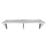 Empura 1860WS16G - Wall Mount Storage Shelf, 60"W X 18"D X 15.75"H, Heavy-duty