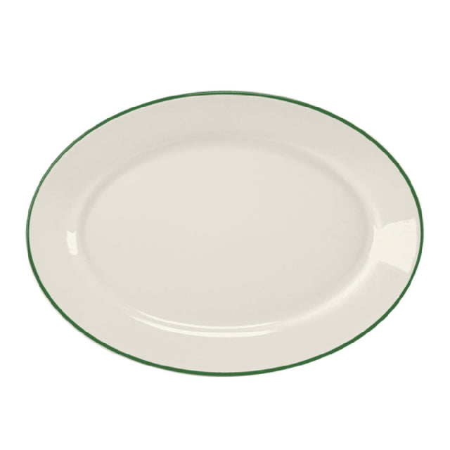 Steelite HL15763930 Rolled Edge Oval Platter 13.375" X 9.25" X 1.5" RE & NR