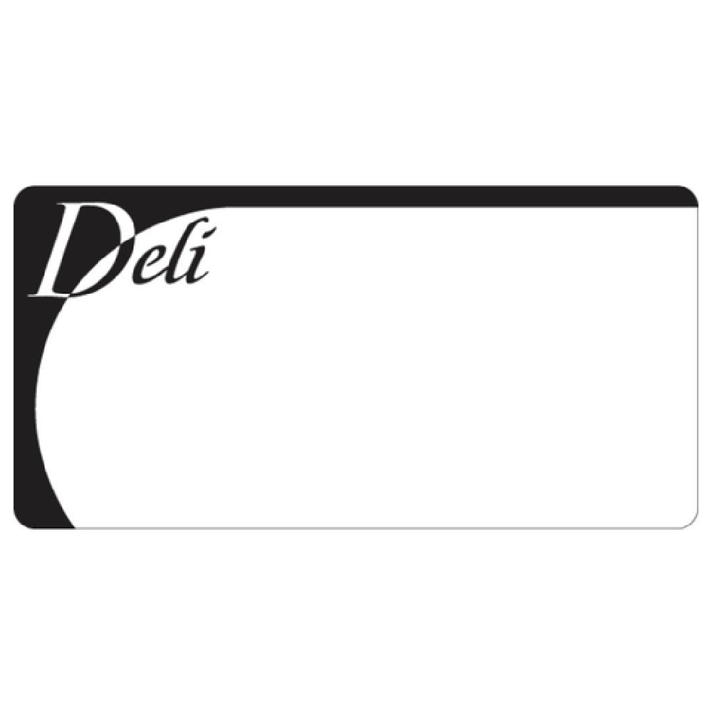 Hubert 43004 - Merchandising Tag, "Deli" With Curved Design, 4-1/4" X 2"H