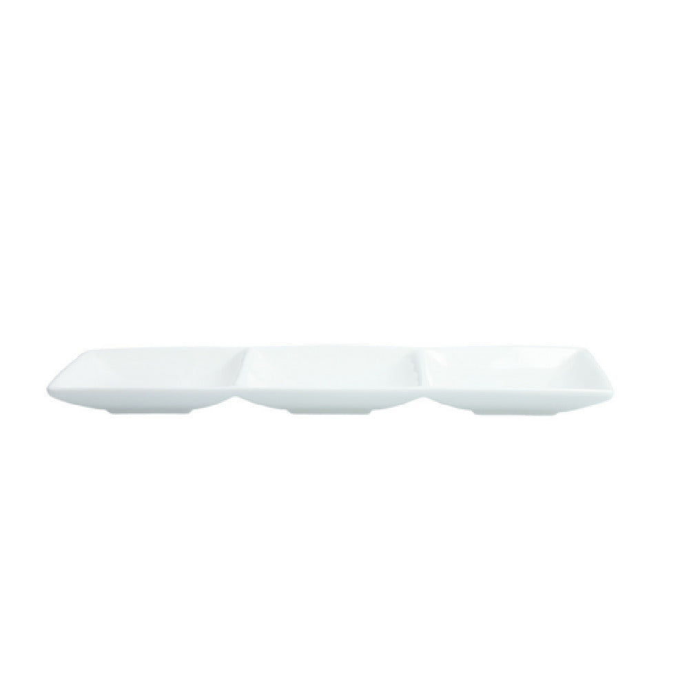 Fortessa ALU-00-022 Tasting Plate 12.25x4" (31x10cm) (3) Compartment