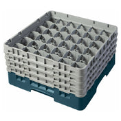 Cambro 36S800414 Camrack® Glass Rack With (4) Soft Gray Extenders Full Size