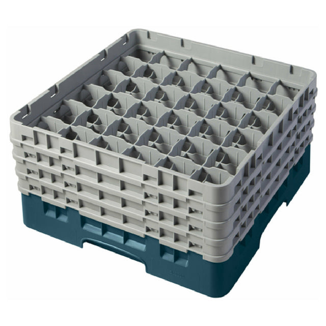 Cambro 36S800414 Camrack® Glass Rack With (4) Soft Gray Extenders Full Size