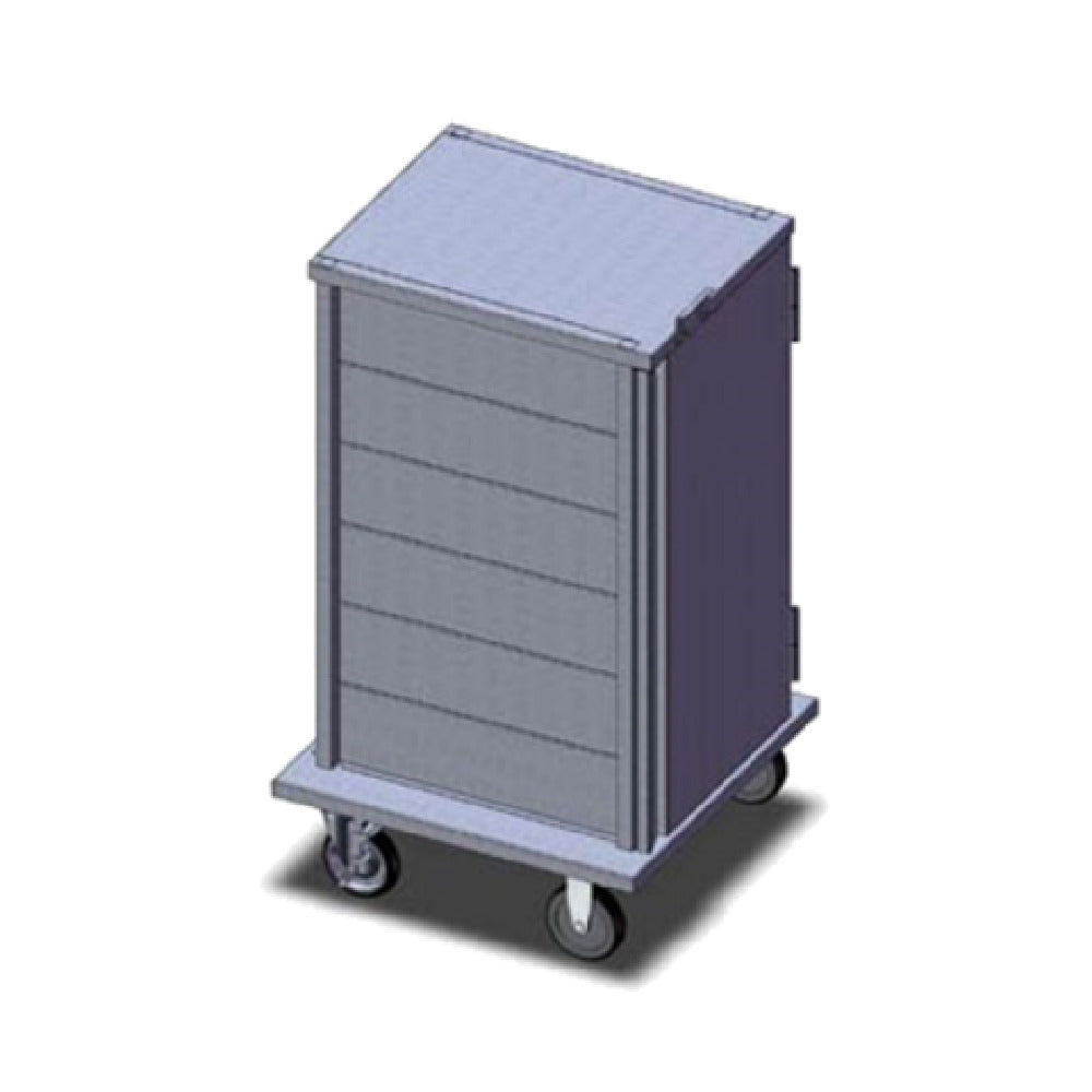 Dinex DXPICT6S TQ Economy Room Service Tray Delivery Cart (1) Door 1-compartment