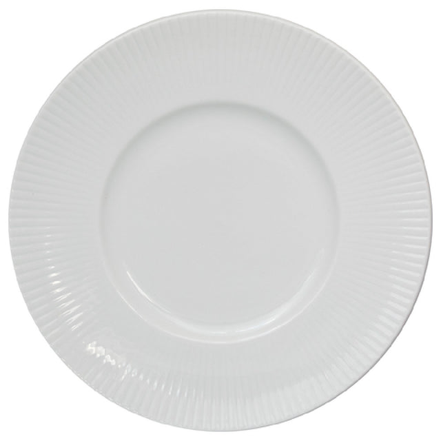 International Tableware SB-65 Plate 6-1/2"D Wide Patterned Rim