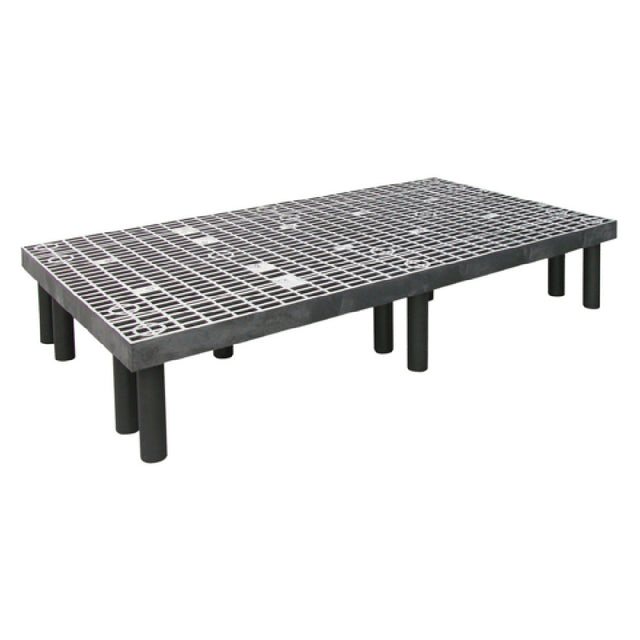 Quantum 663612DPP Polymer Dunnage Rack Vented 1500 Lb. Load Capacity