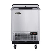 Koolmore KM-GF25-SS Commercial Glass Forster 25"W X 26-7/10"D X 34-1/5"H 5 Cu. Ft.