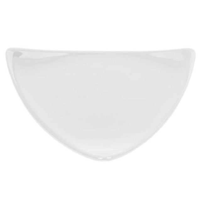 CAC China TRG-16 Festiware Plate 10-1/2"L X 10-1/2"W X 1-1/8"H Triangular
