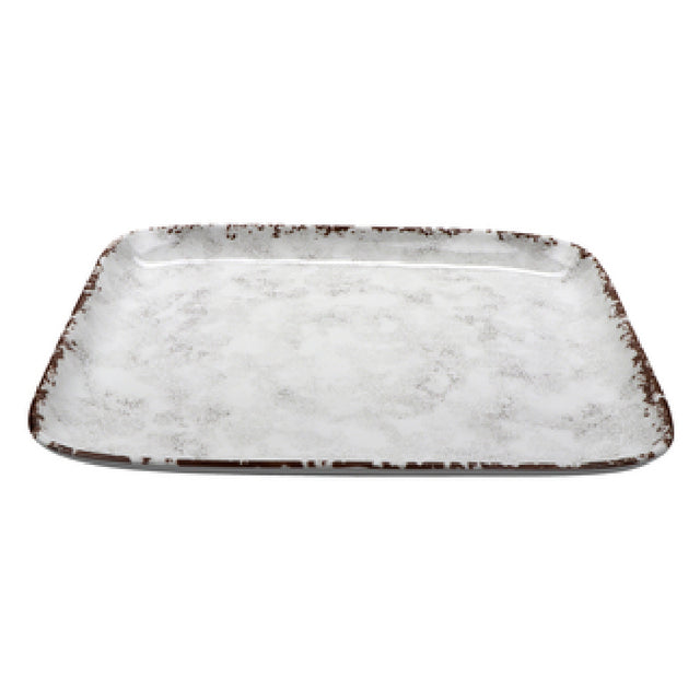 GET Enterprises CS-1412-FM French Mill™ Platter 14" X 11-1/2" Rectangular Irregular