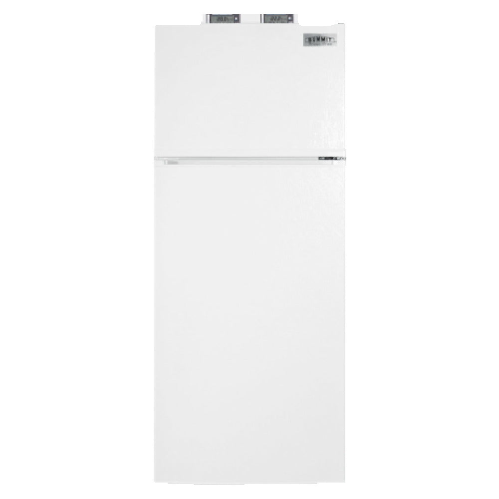 Summit BKRF1118W Break Room Refrigerator-Freezer 23.63"W X 26"D X 59.38"H 10.3 Cu. Ft. Capacity