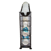 San Jamar C8504WF Wireworks™ Cup & Lid Organizer 6-3/8"W X 18-1/4"D X 24-3/8"H