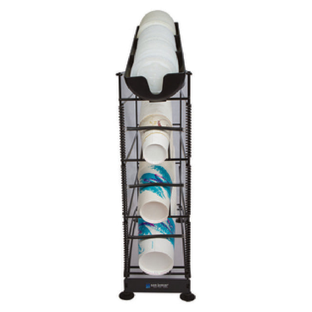 San Jamar C8504WF Wireworks™ Cup & Lid Organizer 6-3/8"W X 18-1/4"D X 24-3/8"H