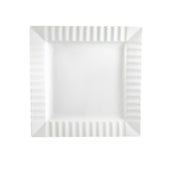 CAC China QE-16 Queensquare Plate 10-1/4"L X 10-1/4"W X 1"H Square
