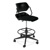 Forbes Industries AS025A12H## Acton® Caster Base Task Stool Non-Upholstered Armless