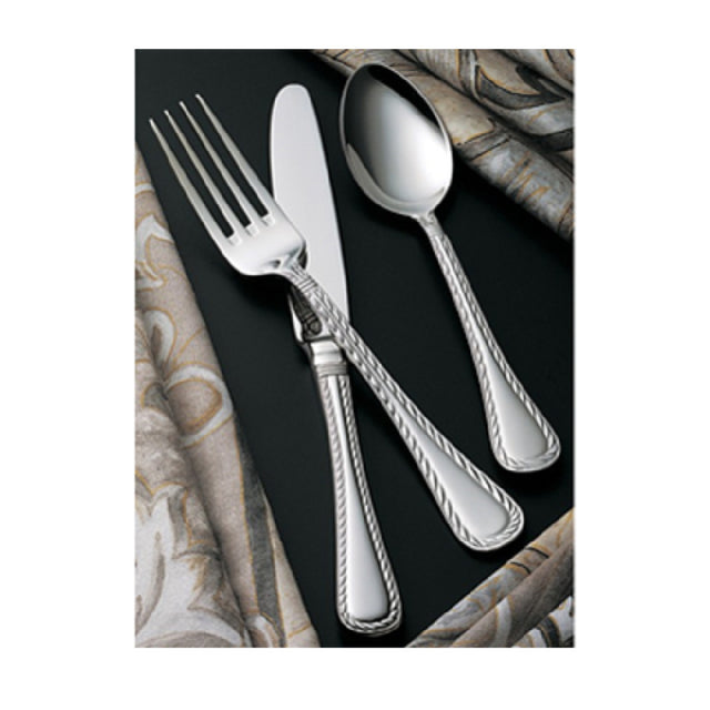 Bon Chef SBS401S Amore Bouillon Spoon 6.09" 18/0 Silverplated
