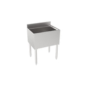 Krowne 18-24 Silver Series Insulated Ice Bin With Full Sliding Cover 24" W X 12" Deep X 22.5” Front To Back Depth