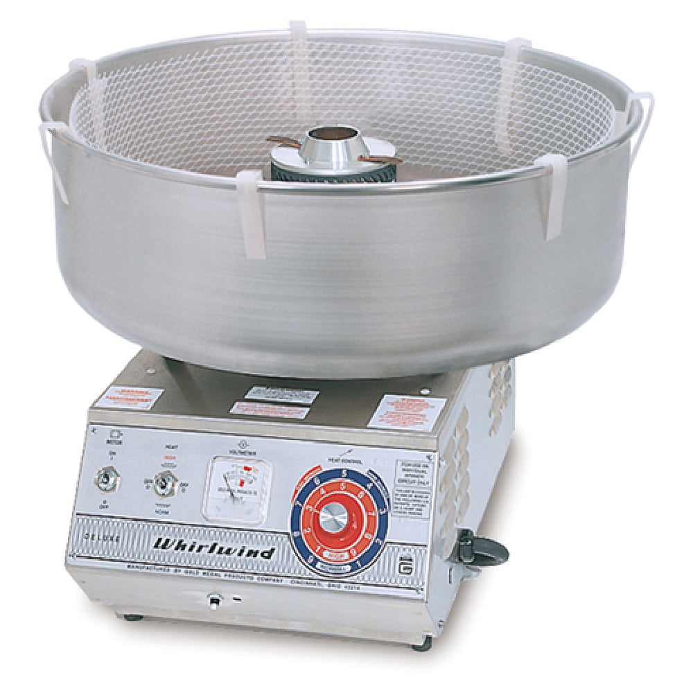 Gold Medal 3008SS - Deluxe Whirlwind® Cotton Candy Machine, Stainless Steel, Up To 5-6 Servings Per Minute