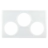 Cambro CPH3148 Crock Holder 12-7/8" X 20-7/8" (3) Round Cutouts