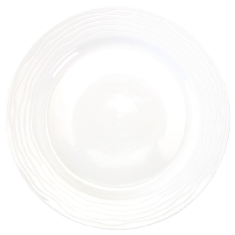 International Tableware WA-6 Plate 6-3/8" Dia. Wide Patterned Rim