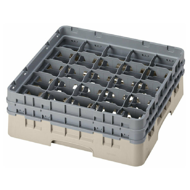 Cambro 25S434184 Camrack® Glass Rack With (2) Soft Gray Extenders Full Size