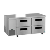 Hoshizaki ULR67B-D4 - Steelheart Series Undercounter Refrigerator, Reach-in, Two-section
