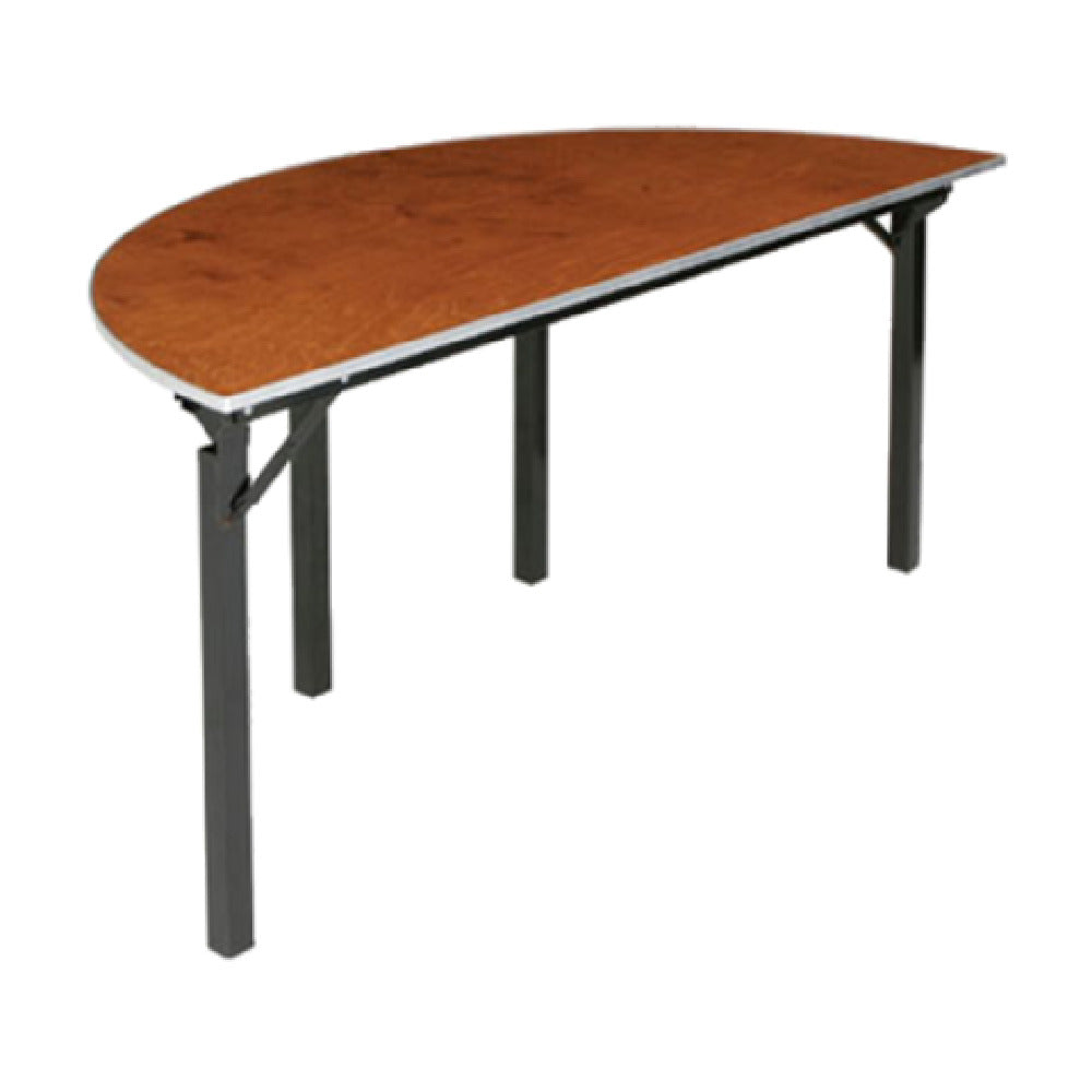 Forbes Industries 600-60SCA 600 Series Folding Table Half-round 1/2 Of 60" Dia. X 30"H