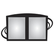 Hubert 45464 - Menu Board, 2-pocket, Wall-mount
