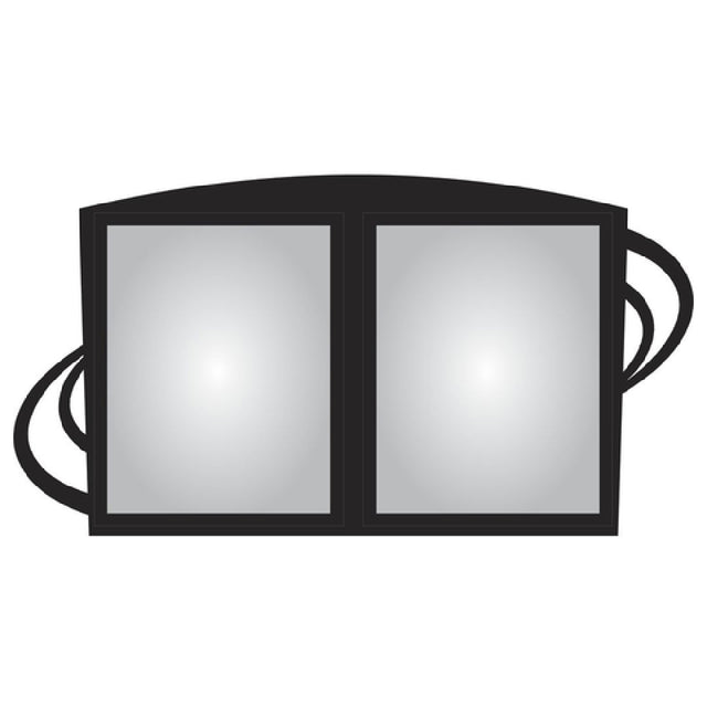 Hubert 45464 - Menu Board, 2-pocket, Wall-mount