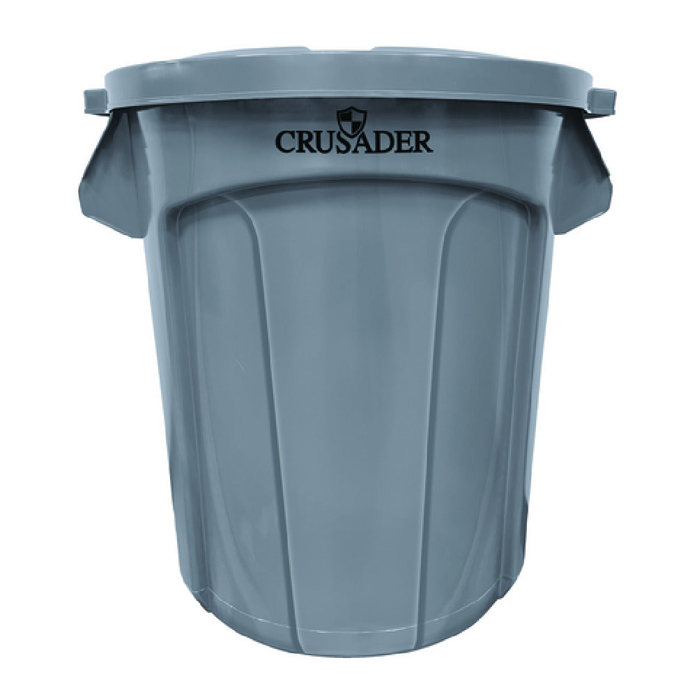 Quantum CTC-20_WHITE - Crusader Round Heavy-duty Utility Container, 20 Gallon, 19-1/2" Dia. X 22-9/10" H