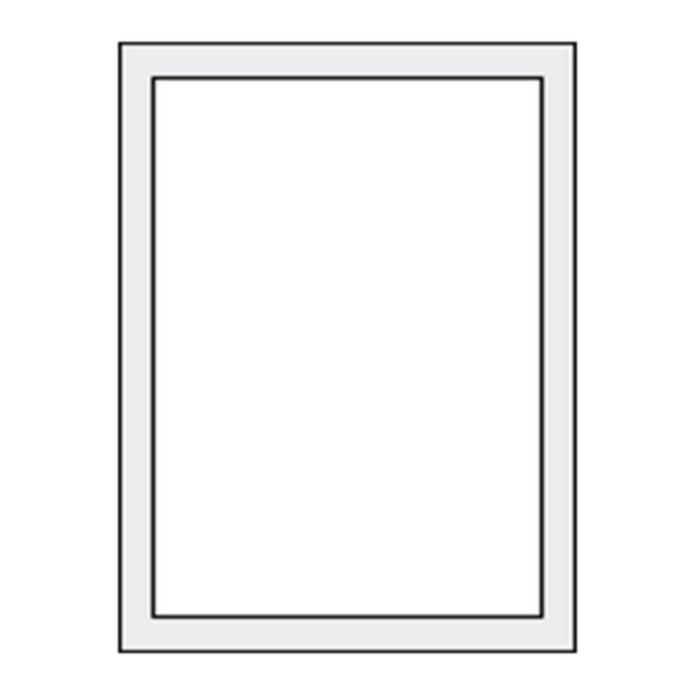 Risch LED-1V 8.5X11 LED Backlit Menu Covers In Black 8-1/2" X 11" 1 View