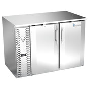 Victory VBB48HC-F-S - Back Bar Refrigerator, Food Rated, Two-section